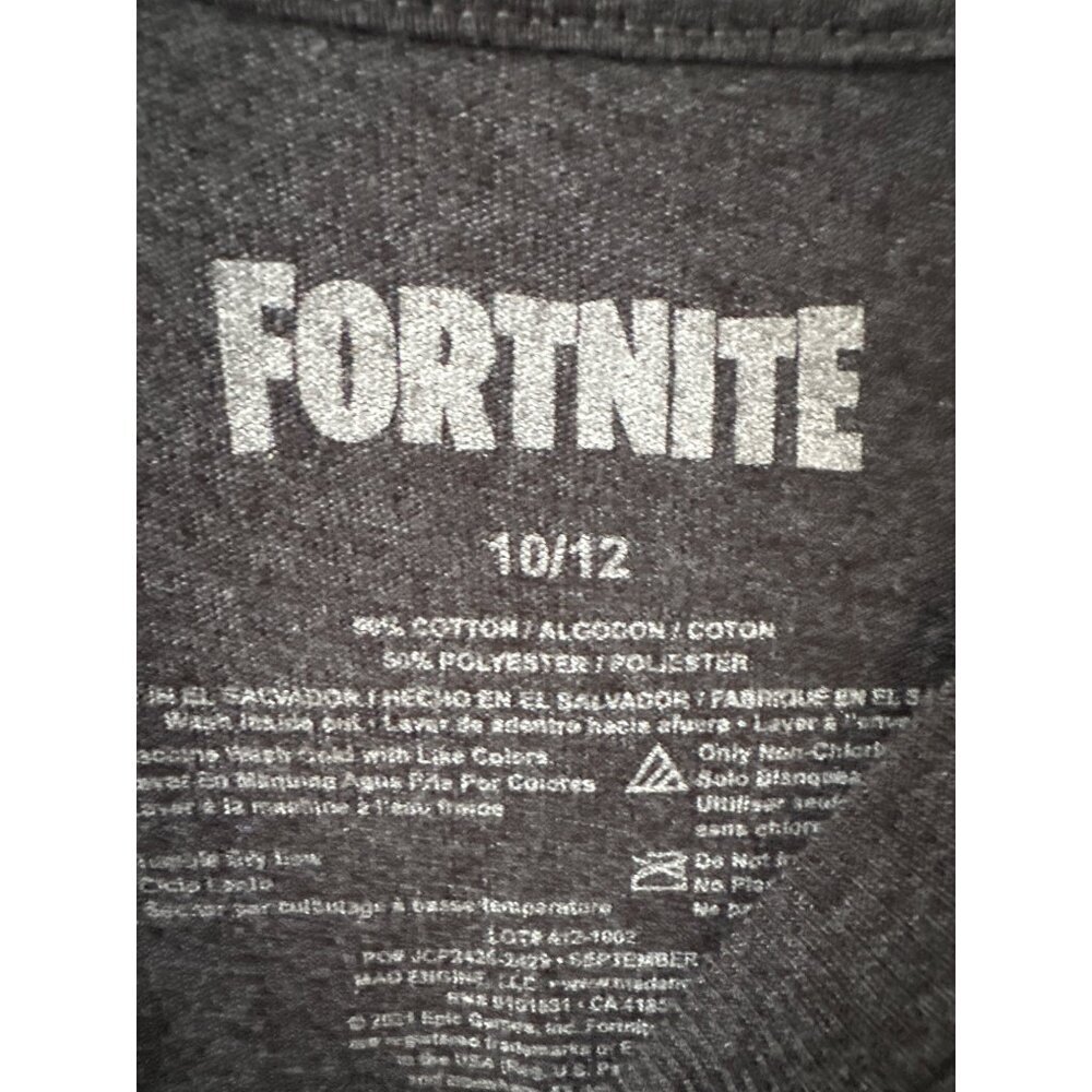 Fortnite Boys 10-12 Long Sleeve T-Shirt Gamer Graphic Tee Youth Y2K Esports - Picture 3 of 4